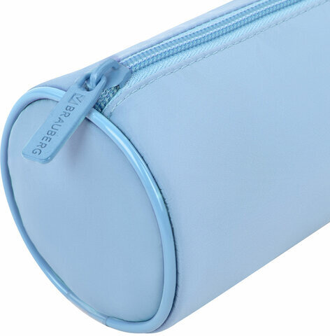 Пенал-тубус BRAUBERG, с эффектом Soft Touch, мягкий, пастельно-голубой, 22х8 см, 272300