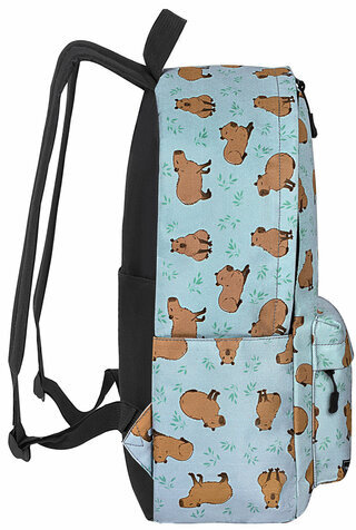 Рюкзак HEIKKI POSITIVE (ХЕЙКИ) универсальный, карман-антивор, Capybara, 42х28х14 см, 272548