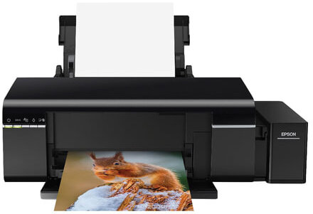 Принтер струйный EPSON L805 А4, 37 стр./мин, 5760х1440, печать на CD/DVD, Wi-Fi, СНПЧ, C11CE86403