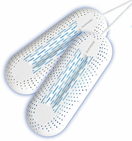 Сушилка для обуви электрическая с подсветкой, сушка для обуви, 12 Вт, DASWERK, SD2, 456195