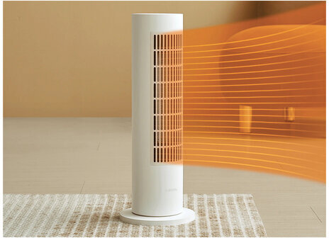 Тепловентилятор XIAOMI Smart Tower Heater Lite, 1400/2000 Вт, 4 режима, белый, BHR6101EU