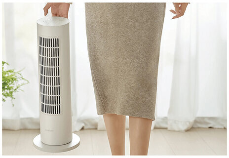 Тепловентилятор XIAOMI Smart Tower Heater Lite, 1400/2000 Вт, 4 режима, белый, BHR6101EU