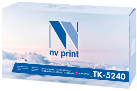 Тонер-картридж NV PRINT (NV-TK-5240M) для KYOCERA ECOSYS P5026cdn/w/M5526cdn, пурпурный, ресурс 3000 стр.