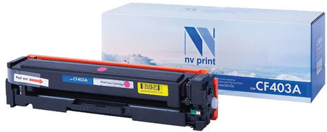 Картридж лазерный NV PRINT (NV-CF403A) для HP M252dw/M252n/M274n/M277dw/M277n7, пурпурный, ресурс 1400 страниц