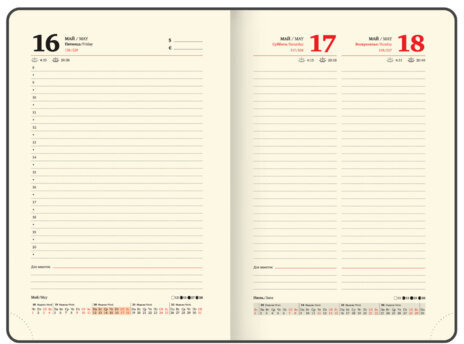 Ежедневник датированный 2025 МАЛЫЙ ФОРМАТ 100х150 мм А6, BRAUBERG "Iguana", под кожу, коричневый, 115743