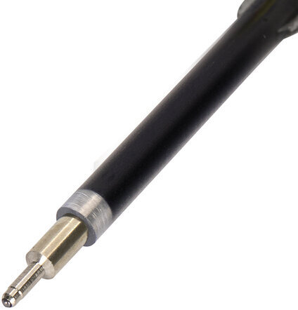 Стержень шариковый масляный BRAUBERG, 107 мм, ЧЕРНЫЙ, с ушками, игольчатый узел 0,7 мм, линия письма 0,35 мм, 170292