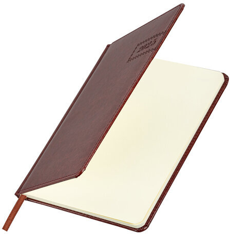 Еженедельник датированный 2025, А5, 145х215 мм, BRAUBERG "Imperial", под кожу, коричневый, 115963