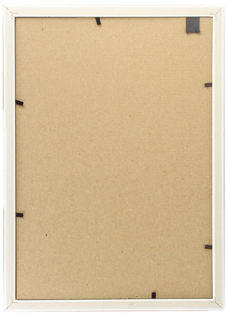 Рамка 21х30 см, пластик, багет 16 мм, BRAUBERG HIT5, белая с двойной позолотой, стекло, 391077