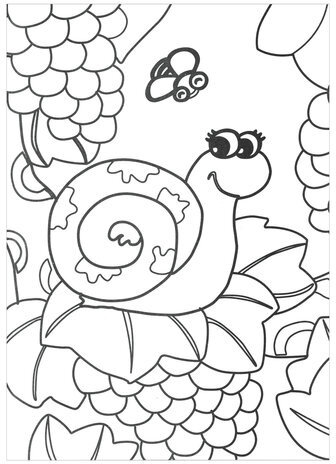 Раскраска по номерам А4, ЮНЛАНДИЯ "УЛИТКИ", С ВОСКОВЫМИ МЕЛКАМИ, 4 картинки, 661612