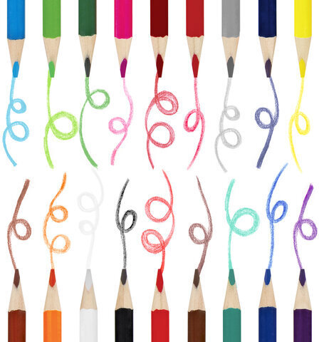 Карандаши цветные ЮНЛАНДИЯ "СЛАДКИЕ ИСТОРИИ", 18 цветов, трехгранные заточенные, 181394