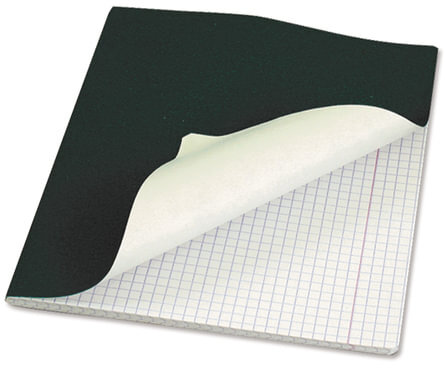 Тетрадь бумвинил, А5, 96 л., скоба, офсет №1, клетка, с полями, ТО96Б001/6