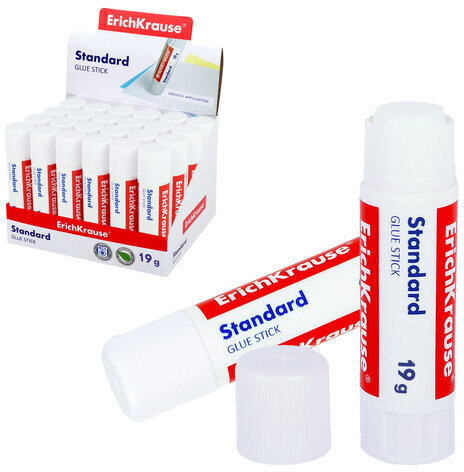 Клей-карандаш ERICH KRAUSE "EasyStick", 19 г, 48032