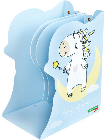 Подставка-держатель для книг и учебников фигурная BRAUBERG KIDS "Unicorn" раздвижная, металлическая, 238069