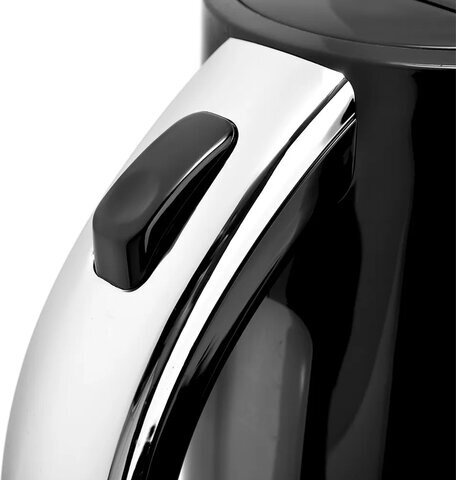 Чайник BRAYER BR1009, 1,7 л, 2200 Вт, закрытый нагревательный элемент, пластик, черный