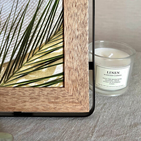 Рамка из мангового дерева BRAUBERG LOFT IRONWOOD, фото 13х18 см, акриловый экран, 19х24 см, 391287