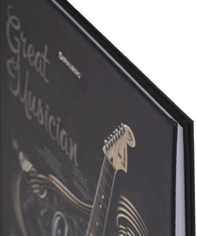 Дневник 5-11 класс 48 л., твердый, BRAUBERG, матовая ламинация, с подсказом, "Гитара", 107185