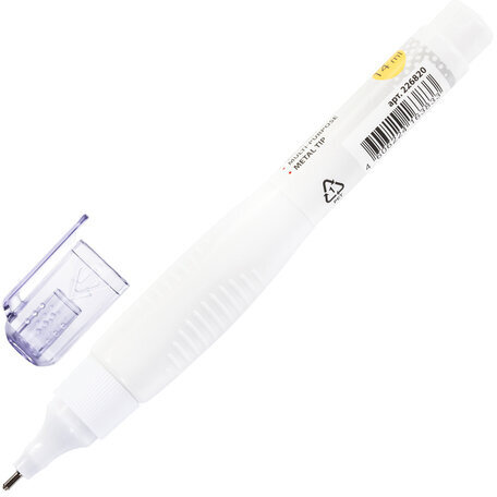 Ручка-корректор BRAUBERG, 14 мл, металлический наконечник, 226820