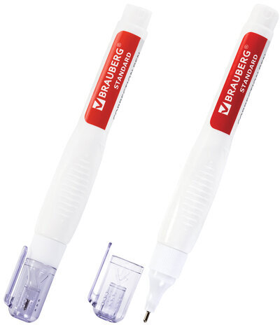 Ручка-корректор BRAUBERG, 14 мл, металлический наконечник, 226820