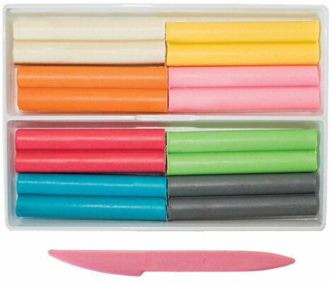 Пластилин восковой пастельный ЛУЧ "Школа творчества", 8 цветов, 120 г, стек, картонная упаковка, 29С 1770-08