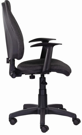 Кресло BRABIX "Comfort MG-321", регулируемая эргономичная спинка, ткань, серое, 532557