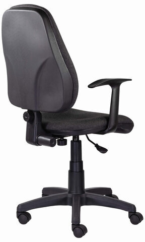 Кресло BRABIX "Comfort MG-321", регулируемая эргономичная спинка, ткань, серое, 532557