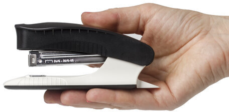 Степлер №24/6, 26/6 BRAUBERG "METROPOLIS", до 30 листов, черный, 228752