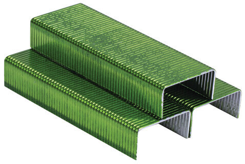 Скобы для степлера цветные №24/6, 1000 штук, BRAUBERG "EXTRA", до 30 листов, 229301