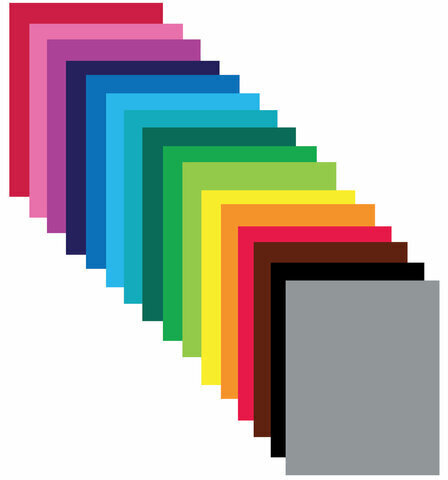 Цветная бумага А4 2-сторонняя мелованная, 16 листов 16 цветов, на скобе, BRAUBERG ЭКО, 200х280 мм, "Кораблик", 111327