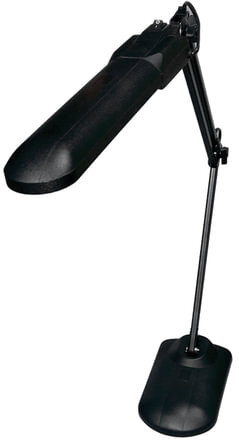 Настольная лампа светильник Дельта + на подставке, ЛЮМИНЕСЦЕНТНАЯ, цоколь 2G7, 11 Вт, чёрный