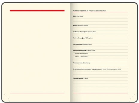 Ежедневник недатированный БОЛЬШОЙ ФОРМАТ 210х297 мм А4, BRAUBERG "Office", 160 л., красный, 113286