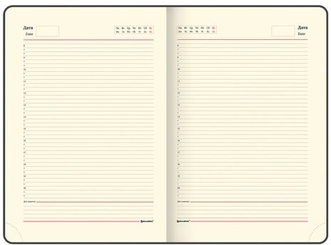 Ежедневник недатированный БОЛЬШОЙ ФОРМАТ 210х297 мм А4, BRAUBERG "Office", 160 л., красный, 113286