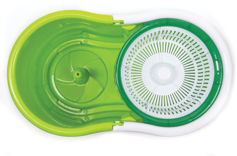 Набор для уборки LAIMA, ведро 7 л/5 л с отжимом, швабра с круглой насадкой (2 шт., крепление кольцо), 603624