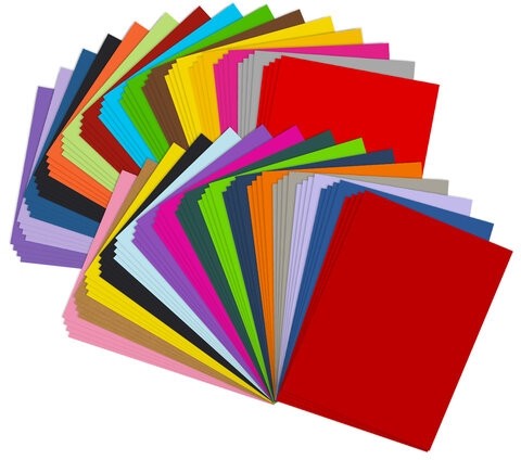 Набор цветного картона и бумаги А4 ТОНИРОВАННЫХ В МАССЕ, 60+60 л., 15 цв., BRAUBERG, "Творчество", 115088