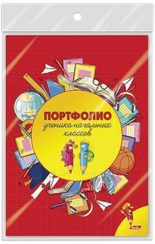 Листы-вкладыши для портфолио школьника, 16 листов, "Веселые карандаши", HATBER, 16Пу4_12645, N165973