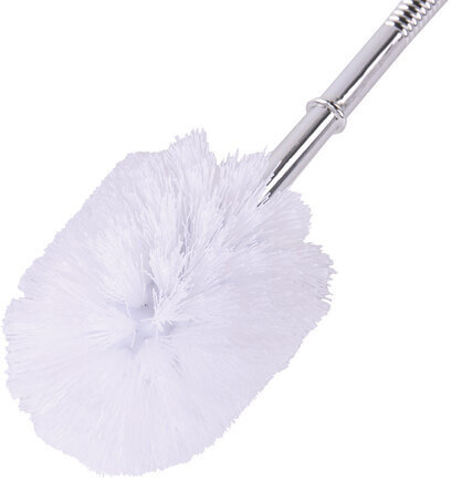 Держатель для туалетной бумаги и ерша LAIMA, напольный, сталь/пластик, зеркальный, 607433