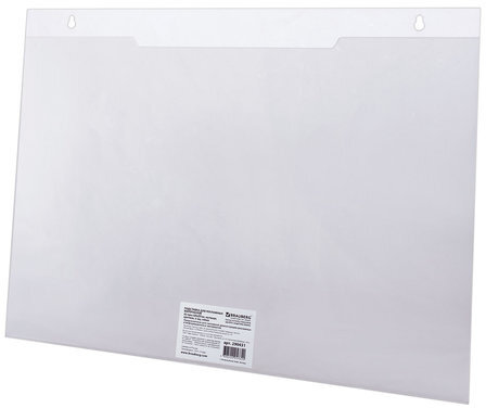 Подставка настенная для рекламных материалов БОЛЬШОГО ФОРМАТА (420х297 мм), А3, горизонтонтальная, BRAUBERG, 290431