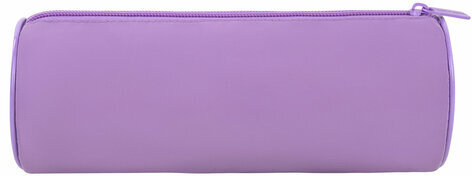 Пенал-тубус BRAUBERG, с эффектом Soft Touch, мягкий, пастельно-фиолетовый, 22х8 см, 272301