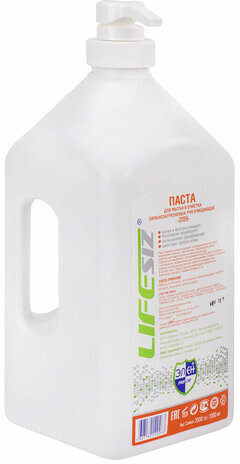 Паста очищающая для рук 2 л ЭЛЕН от сильных загрязнений (жир, битум, строительные смеси)