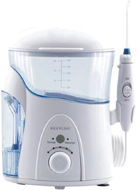 Ирригатор для полости рта REVYLINE RL 500, стационарный, емкость резервуара 0,6 л, 7 насадок, белый