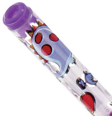 Ручки гелевые ЮНЛАНДИЯ, НАБОР 6 ЦВЕТОВ, НЕОН, корпус с печатью, узел 0,7 мм, линия письма 0,5 мм, 142804