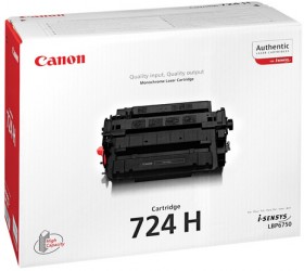 Картридж лазерный CANON (724H) i-SENSYS MF512X/MF515X, ресурс 12500 страниц, оригинальный, 3482B002
