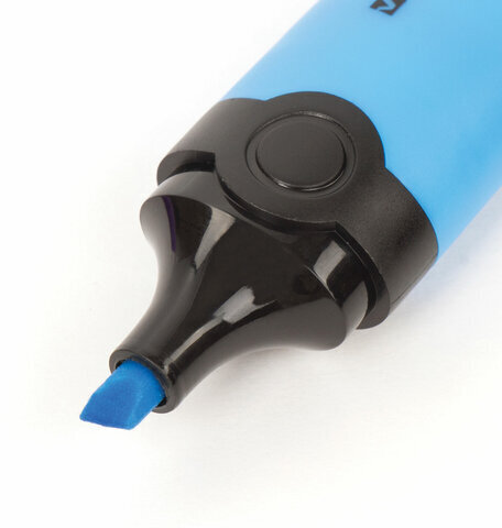 Текстовыделитель BRAUBERG "DELTA", ГОЛУБОЙ, линия 1-5 мм, 151722