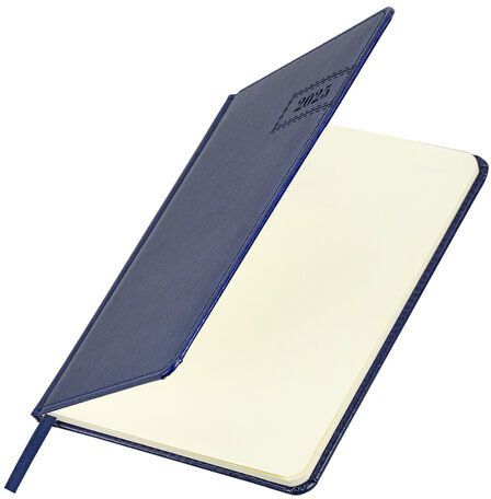 Еженедельник датированный 2025, А5, 145х215 мм, BRAUBERG "Imperial", под кожу, синий, 115964