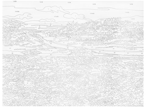 Картина по номерам А3, ОСТРОВ СОКРОВИЩ "МАКОВОЕ ПОЛЕ", С АКРИЛОВЫМИ КРАСКАМИ, картон, кисть, 661614