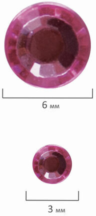 Стразы самоклеящиеся КРУГЛЫЕ, 3-6 мм, 136 штук, перламутровые, на подложке, ОСТРОВ СОКРОВИЩ, 662245