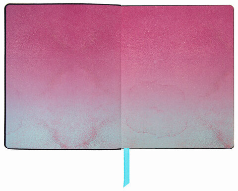 Тетрадь А5 (168х208 мм), 80 л., сшивка, клетка, под кожу, бумага 70 г/м2, фольга, BRAUBERG VISTA, "Marble", 403926