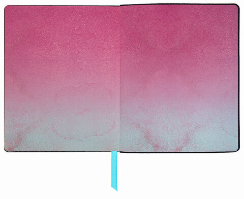 Тетрадь А5 (168х208 мм), 80 л., сшивка, клетка, под кожу, бумага 70 г/м2, фольга, BRAUBERG VISTA, "Marble", 403926