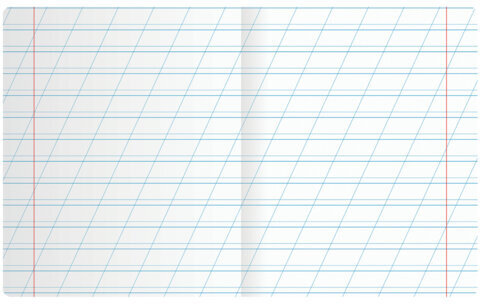 Тетрадь УЧУСЬ ПИСАТЬ № 4 12 л. косая линия, со справочным материалом, обложка картон, ЮНЛАНДИЯ, 404851