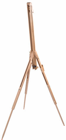 Мольберт полевой - тренога из сосны, высота 86-181 см, высота холста 104 см, BRAUBERG ART, 192263