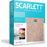 Весы напольные SCARLETT SC-BS33E034, электронные, вес до 180 кг, квадратные, стекло, розовые
